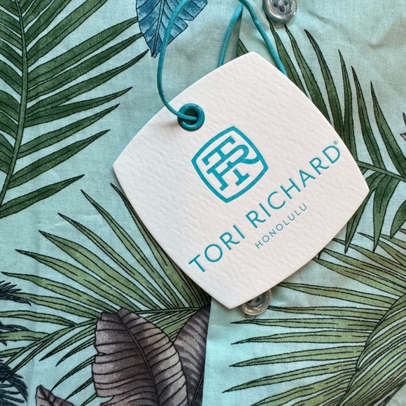 Tori Richard Honolulu Short Sleeve Button up Shirt Size L - Picture 4 of 9